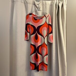 Boden 3/4 sleeve dress Size 2